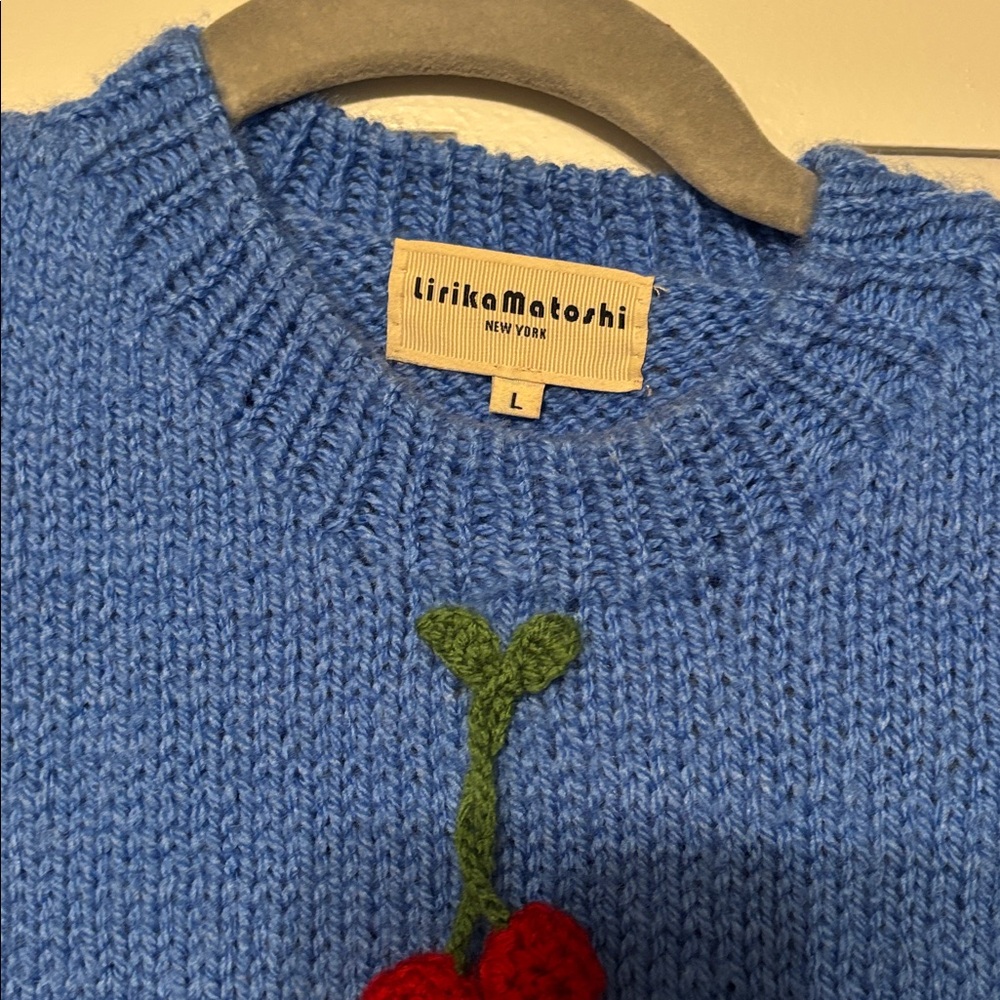BNNW Lirika Matoshi CHERRIES KNIT SWEATER - Picture 3 of 6